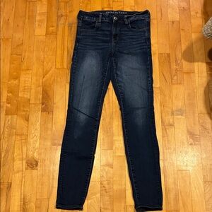 American Eagle Outfitters Women's Dark Blue Jeggings